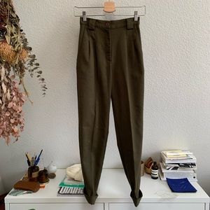 American Apparel cavalry high waisted twill pants